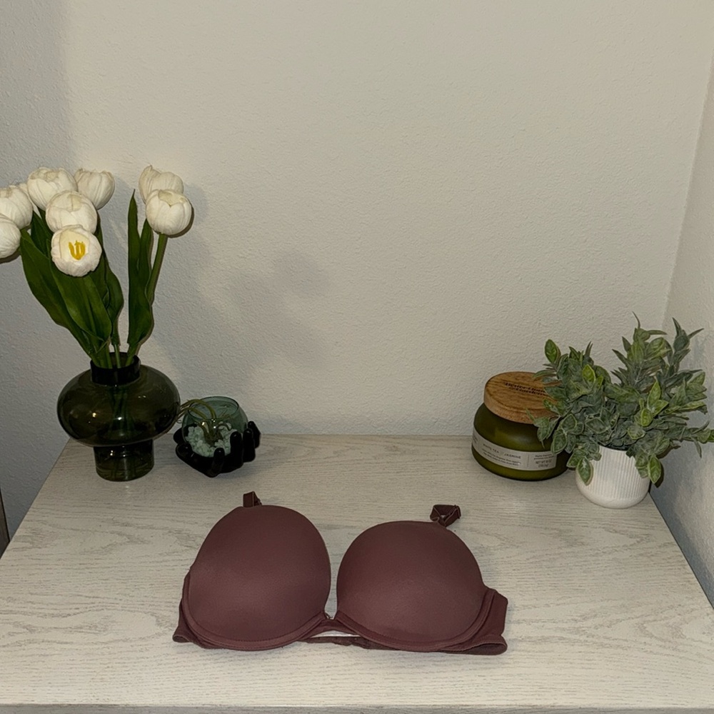 ☀️3 for $12 LOWEST PRICE! VS pink mauve wear everywhere push up bra 34D